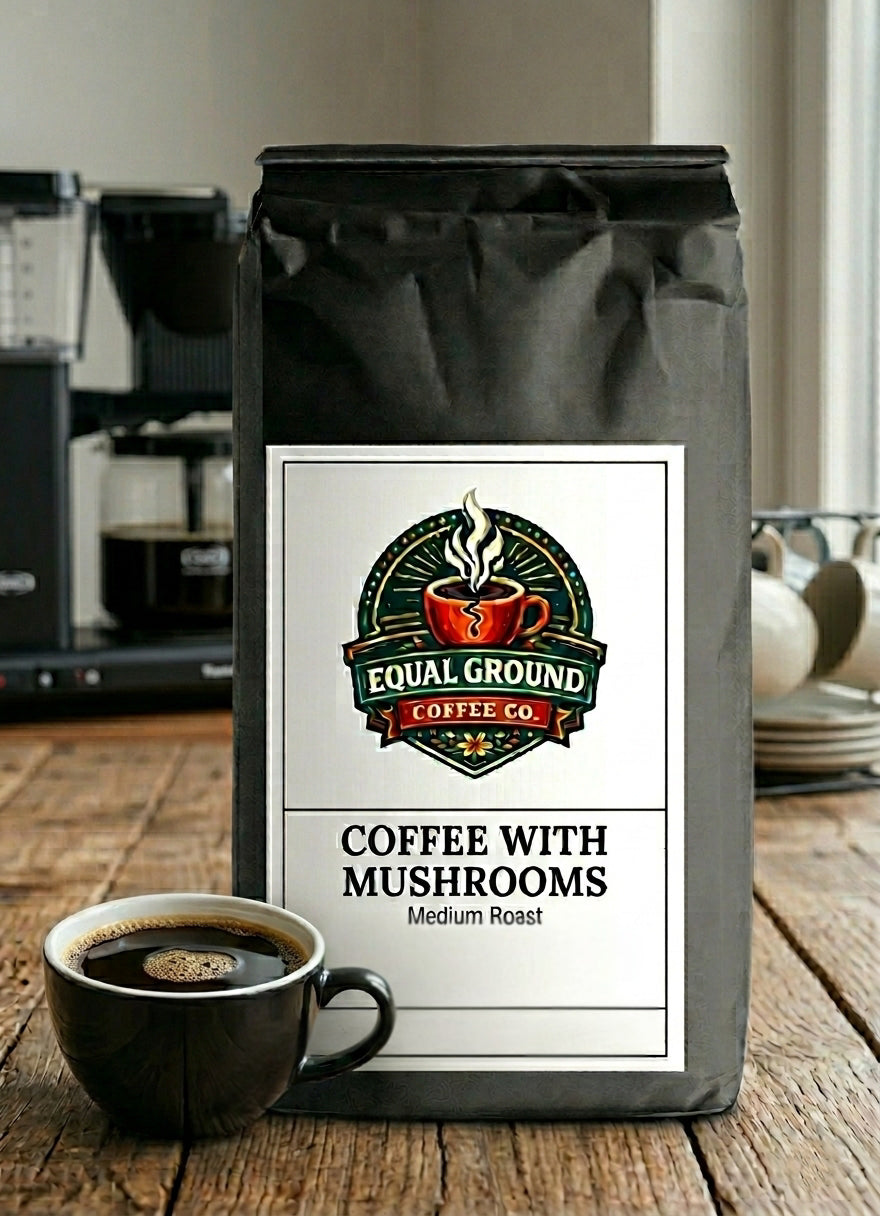 Coffee with Mushrooms Medium Roast